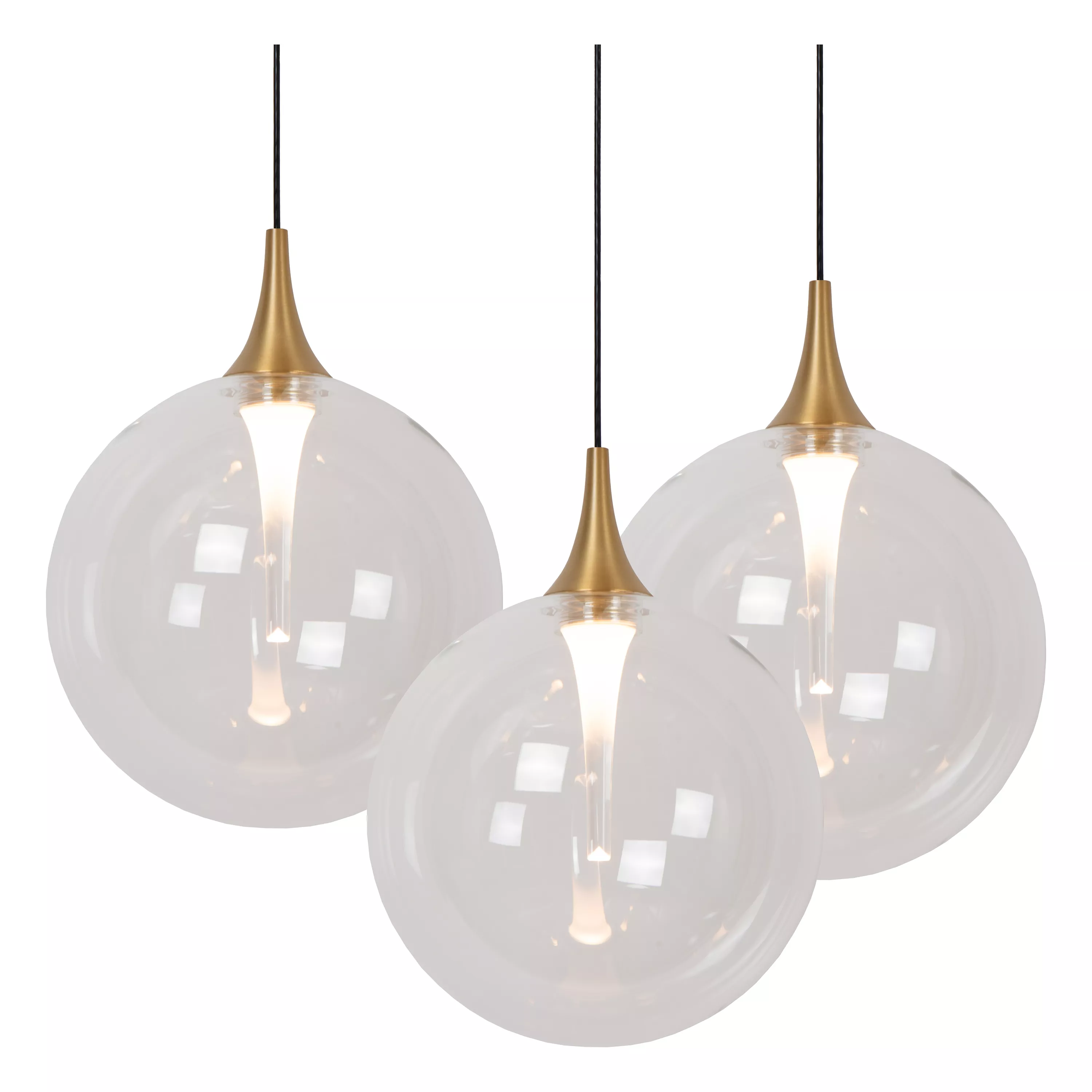 LUCIDE SENTUBAL - Suspension - LED Dim. - 5x5,3W 2700K - Noir LUCIDE SENTUBAL - Suspension - LED Dim. - 5x5,3W 2700K - Noir