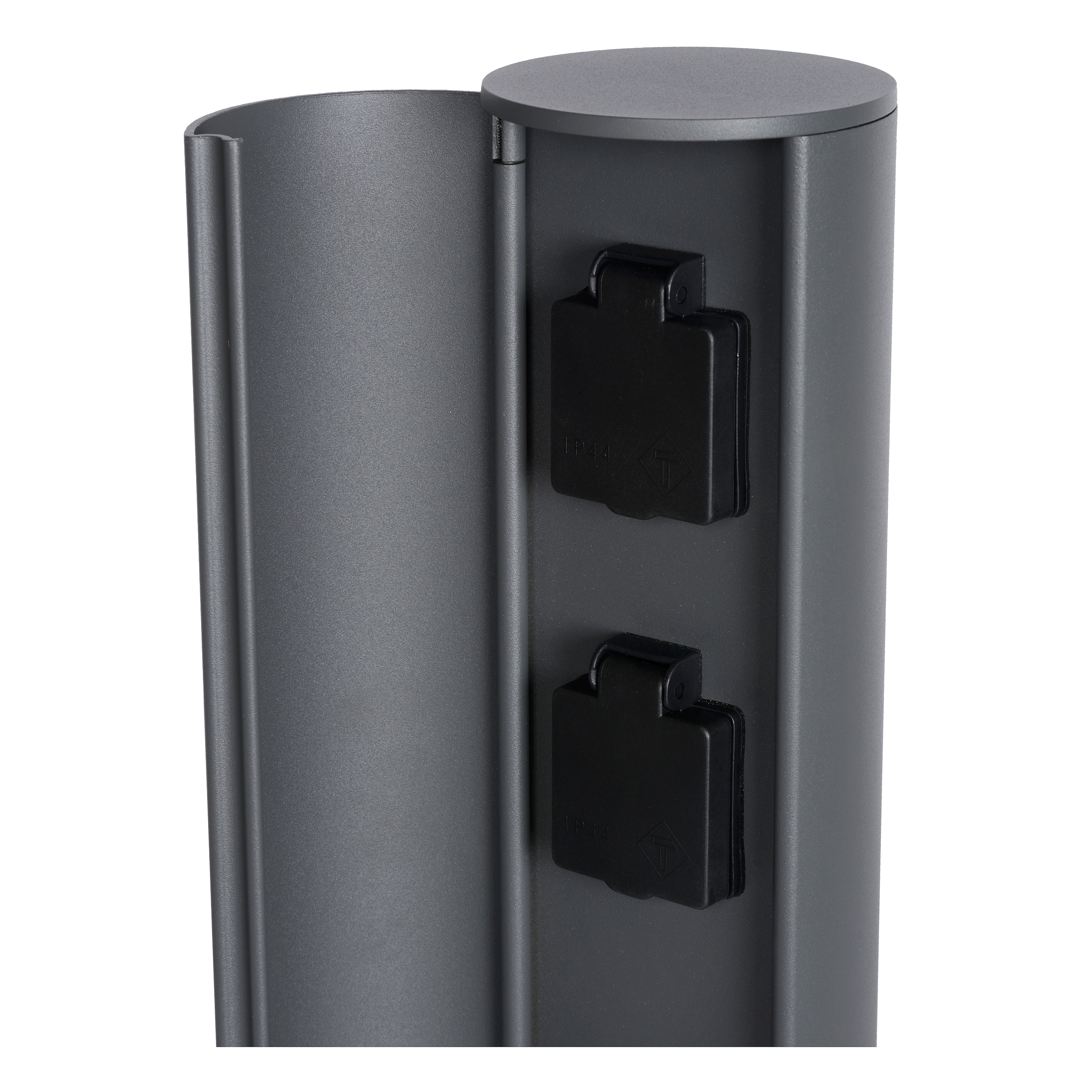 Lucide POWERPOINT - Outdoor socket column - Sockets with pin earth ...