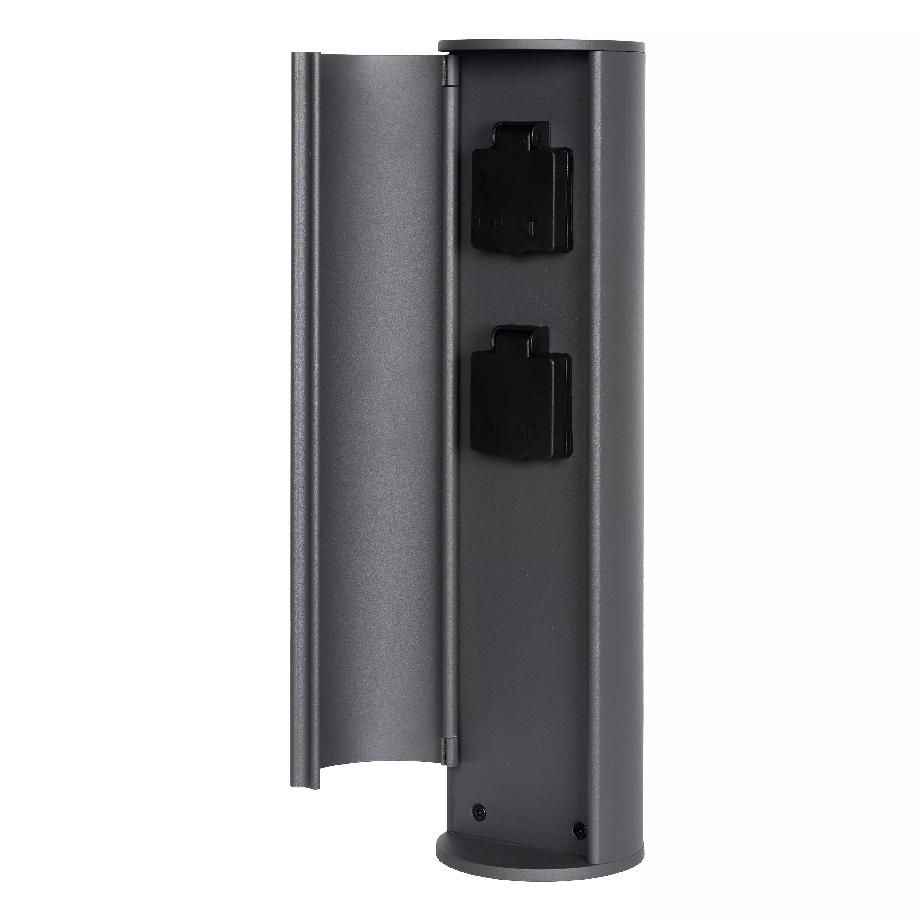 Round Column Socket Outlet Lucide POWERPOINT - Outdoor socket column ? Sockets with earth ...