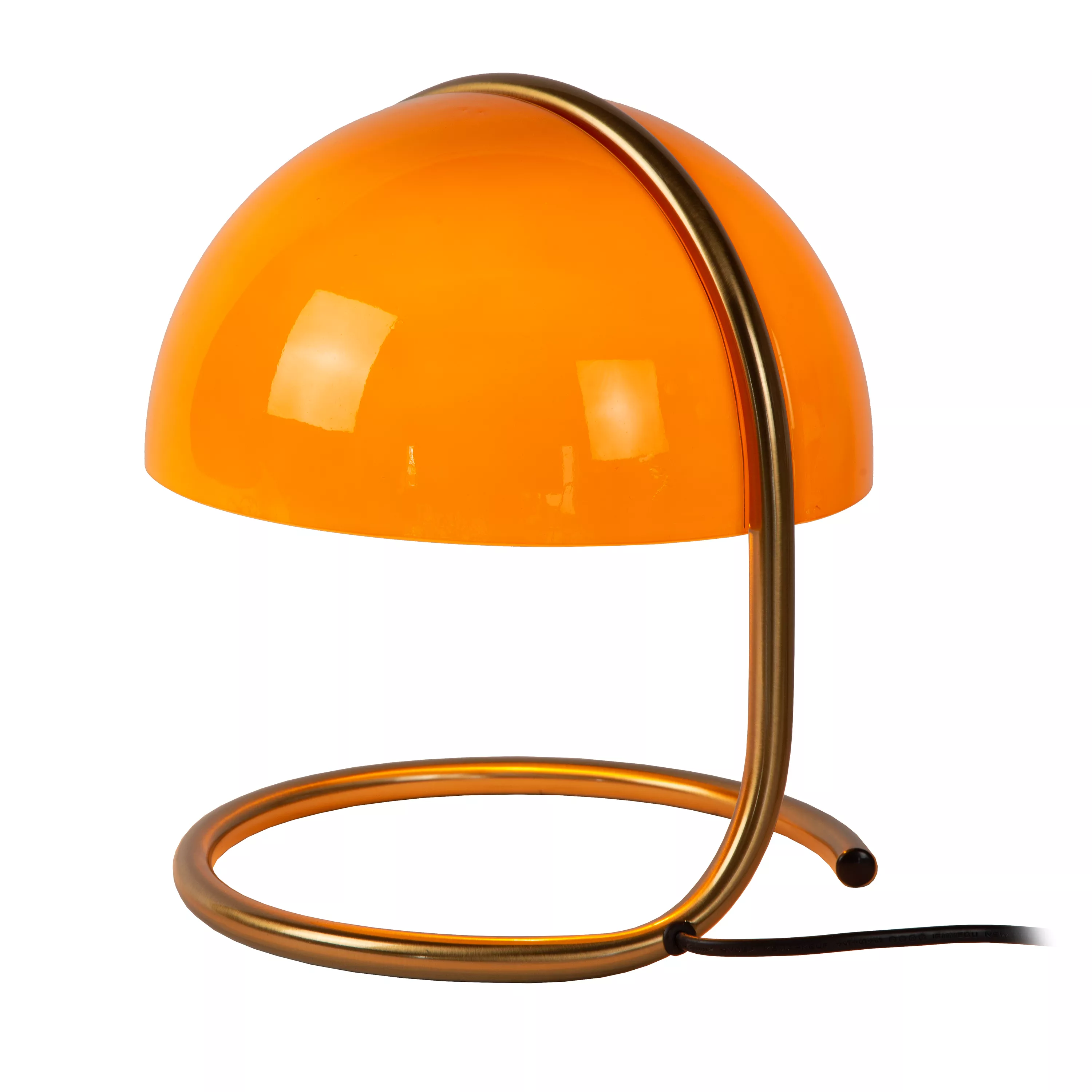 terugtrekken tafereel Oppervlakkig Lucide CATO - Table lamp - Ø 23,5 cm - 1xE27 - Orange