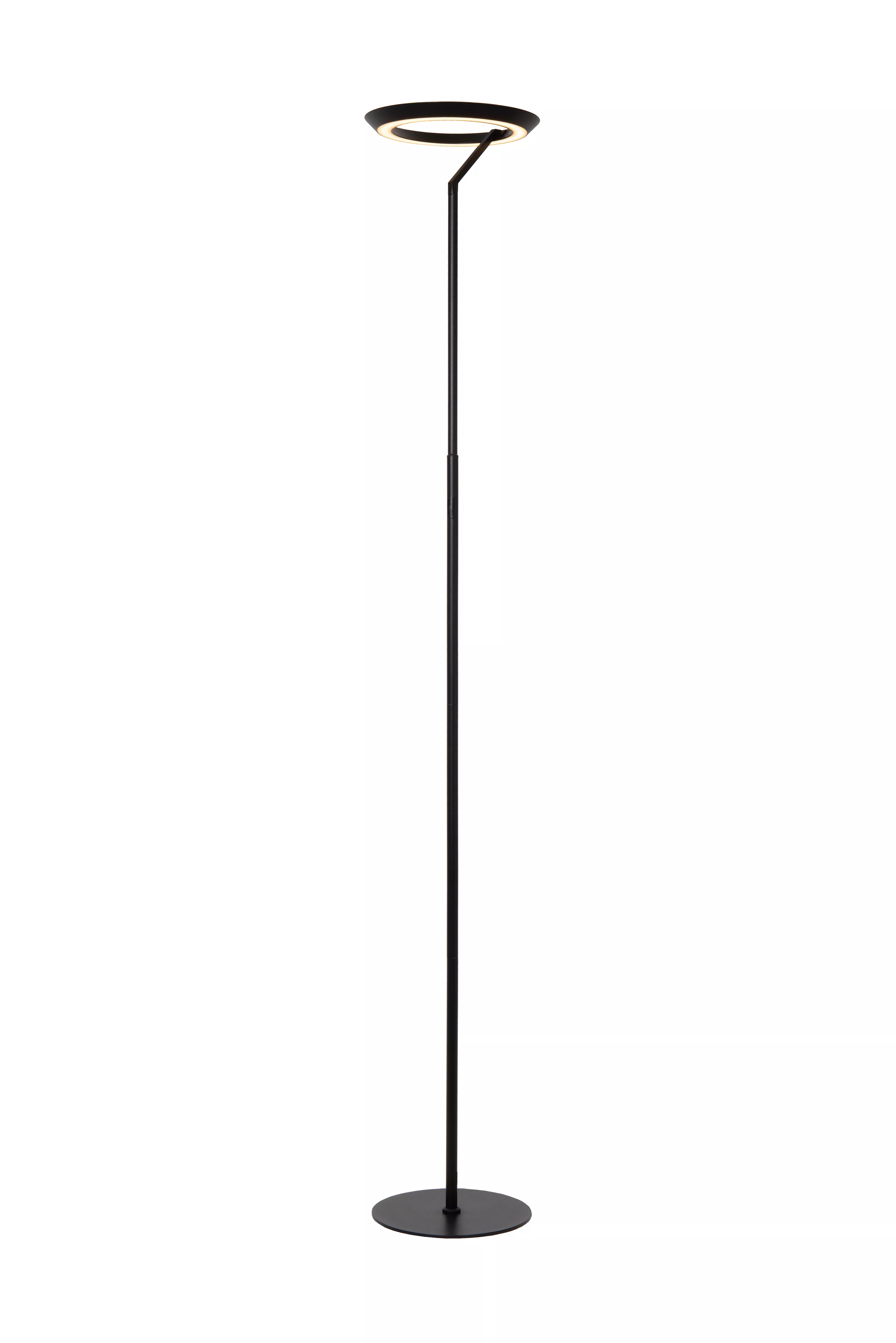 Lucide CELESTE Vloerlamp 28 Cm LED Dimb 1x21W 2700K Zwart lucide-celeste-vloerlamp-28-cm-led-dimb-1x21w-2700k-zwart