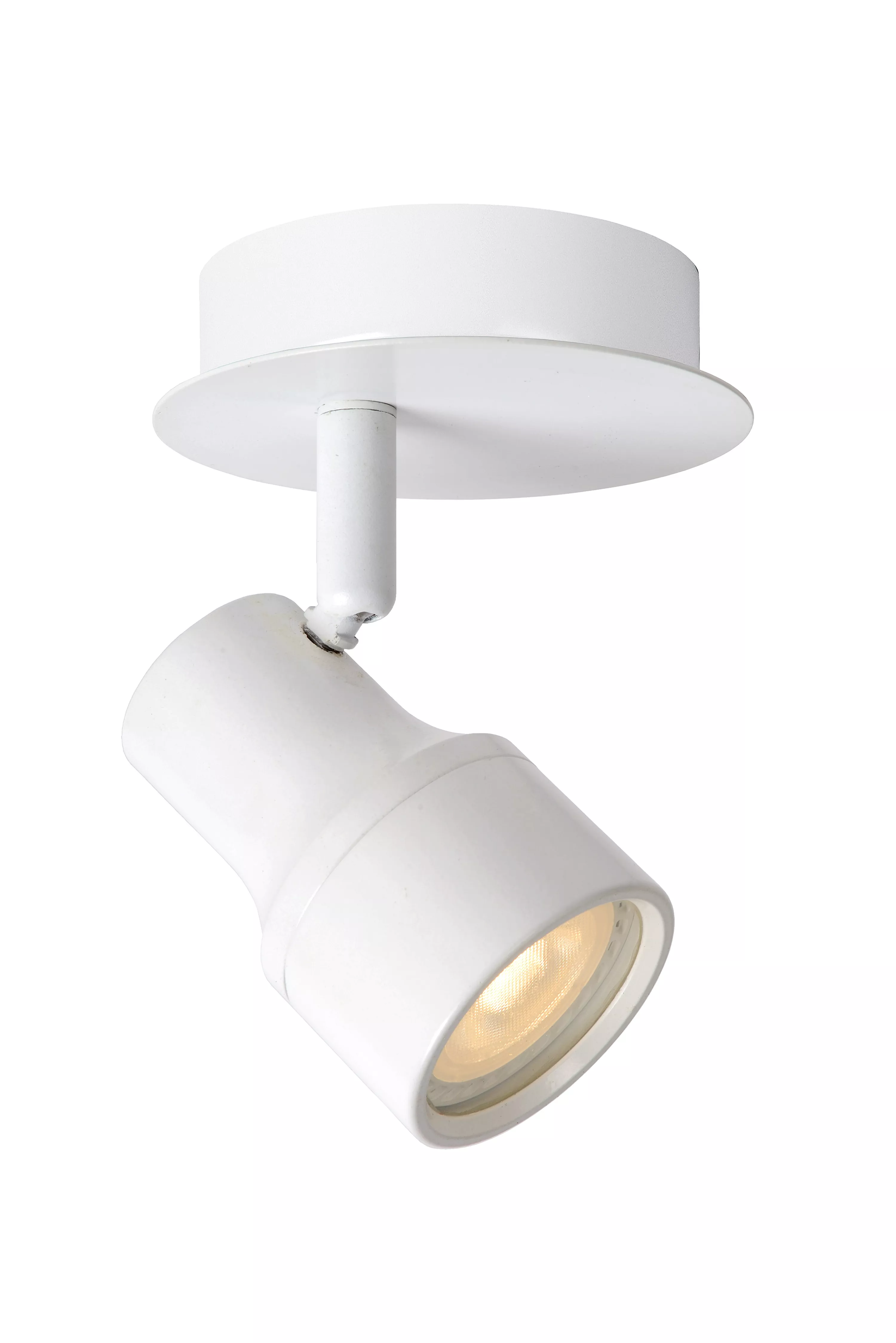 - Ceiling spotlight Bathroom Ø 10 cm - LED Dim. - GU10 - 1x5W 3000K - IP44 - White