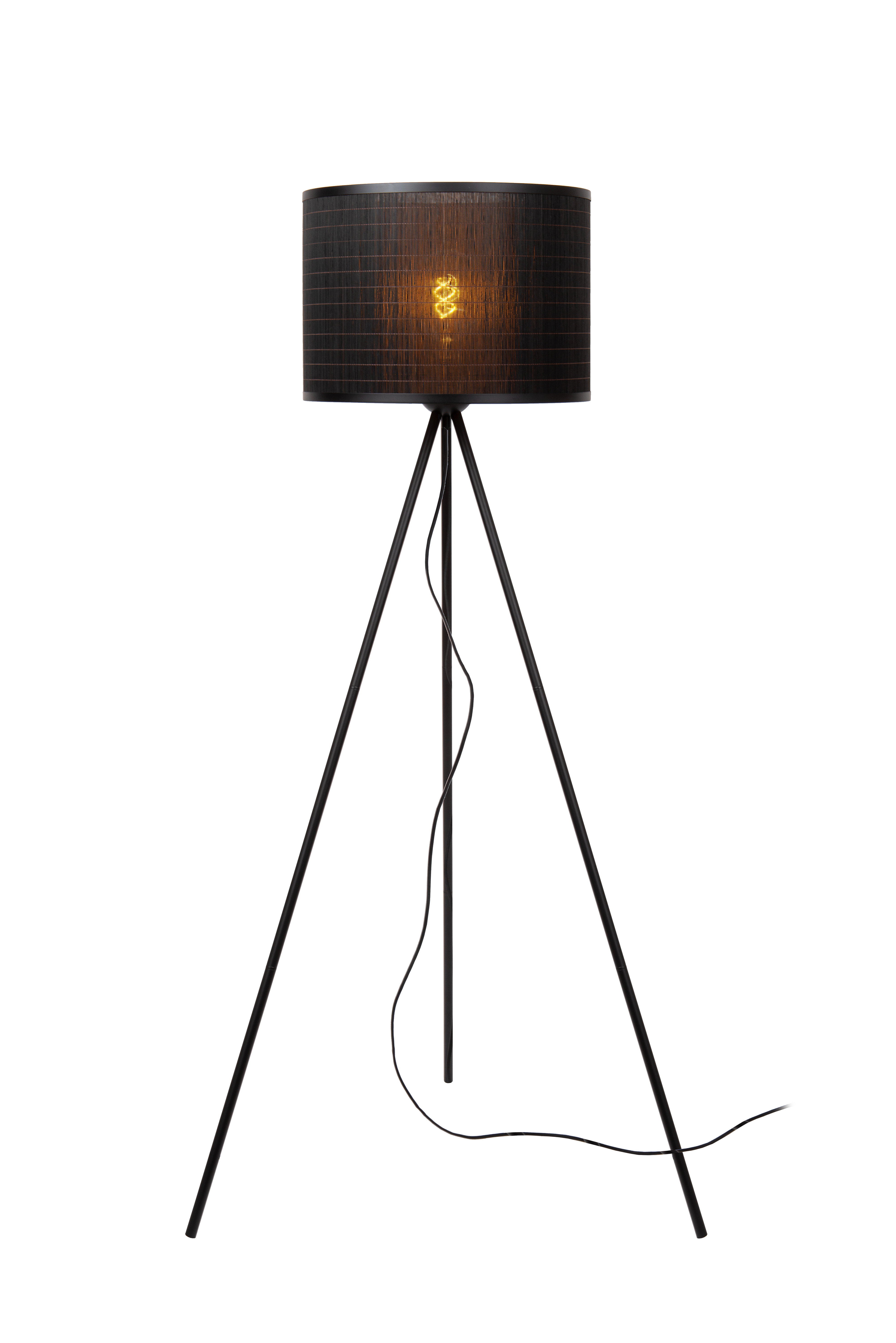 Lucide TAGALOG Floor lamp Ø 55 cm 1xE27 Black
