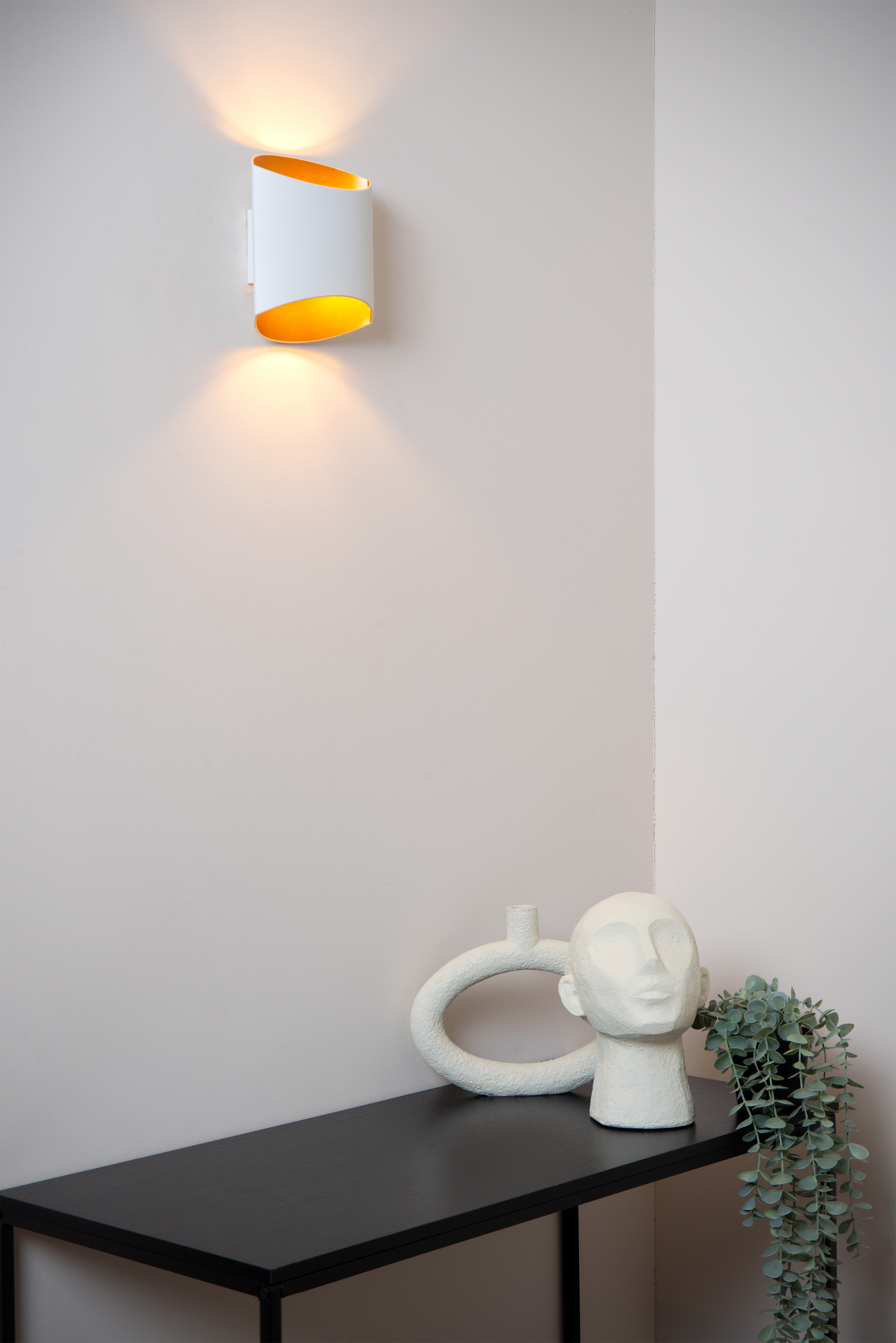 Lucide GIPSY - Wandlamp - 1xG9 - Wit Rechthoek