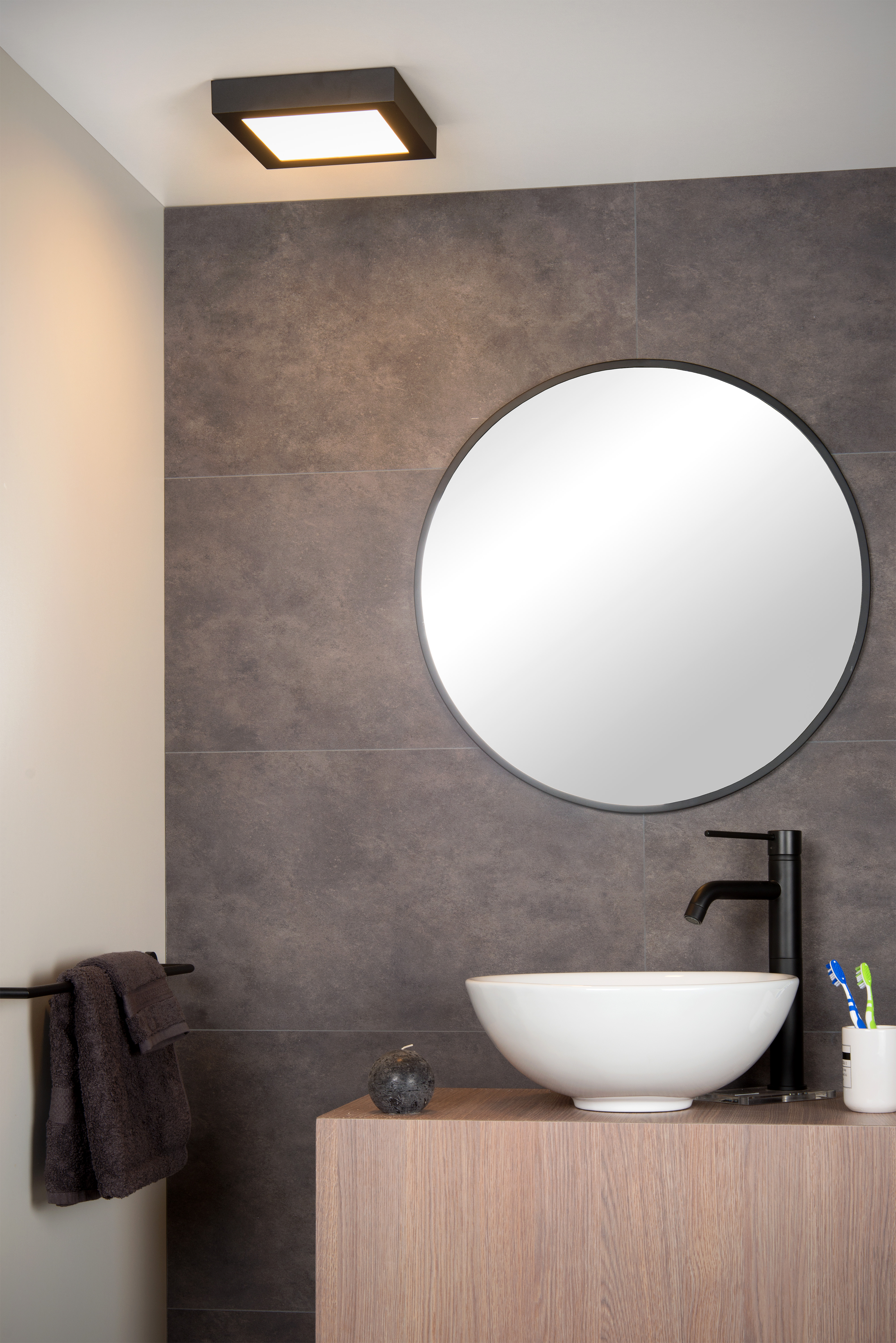 Aluminium 22 W Lucide 28117/22/31 Plafonnier Blanc 
