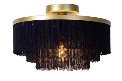 Lucide EXTRAVAGANZA FRILLS - Deckenleuchte - Ø 35 cm - 1xE27 - Mattes Gold / Messing
