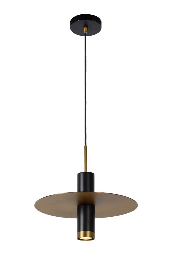 Lucide SELIN - Suspension - Ø 35 cm - 1xGU10 - Noir - AAN