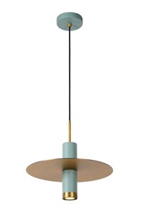 Lucide SELIN - Hanglamp - Ø 35 cm - 1xGU10 - Turkoois aan 7