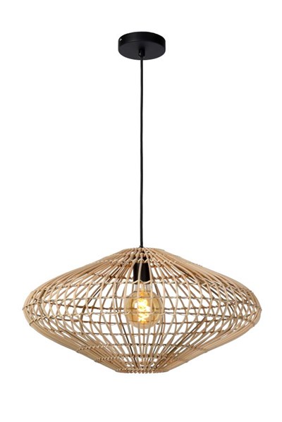 Lucide MAGALI - Hanglamp - Ø 56 cm - 1xE27 - Naturel