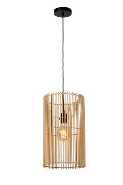 Lucide JANTINE - Suspension - Ø 26 cm - 1xE27 - Naturel