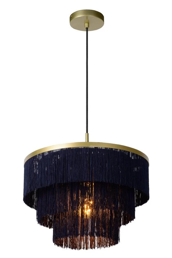 Lucide EXTRAVAGANZA FRILLS - Pendelleuchten - Ø 40 cm - 1xE27 - Mattes Gold / Messing - AAN 2