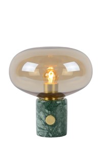 Lucide CHARLIZE - Lampe de table - Ø 23 cm - 1xE27 - Ambre AAN 2