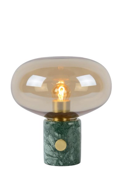 Lucide CHARLIZE - Tischlampe - Ø 23 cm - 1xE27 - Amber