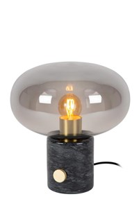 Lucide CHARLIZE - Lampe de table - Ø 23 cm - 1xE27 - Fumé AAN 5