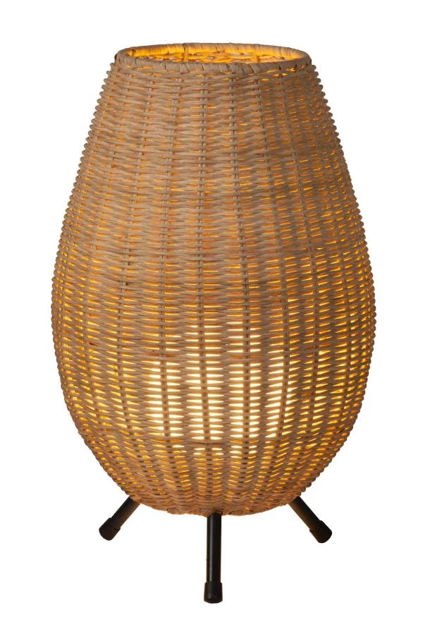 Lucide COLIN - Lampe de table - Ø 22 cm - 1xG9 - Naturel - AAN 2