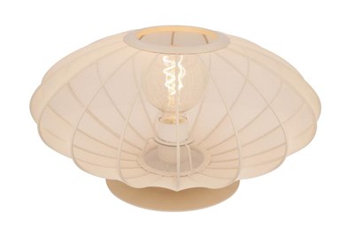 Lucide CORINA - Table lamp - Ø 40 cm - 1xE27 - Cream