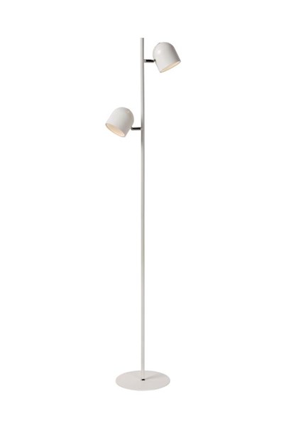 Lucide SKANSKA - Floor lamp - LED Dim. - 2x5W 3000K - White