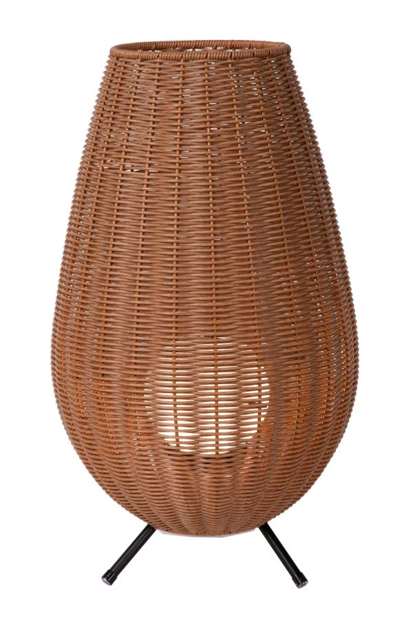 Lucide COLIN IP44 - Oplaadbare Tafellamp Buiten - Accu/Batterij - LED Dimb. - 1x3W 3000K - IP44 - 3 StepDim - Naturel - aan 2