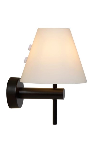 Lucide ROXY - Lámpara de pared Baño - 1xG9 - IP44 - Negro