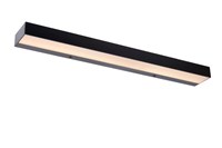 Lucide ALEXA - Lámpara de pared Baño - LED - 1x8W 3000K - IP44 - Negro AAN