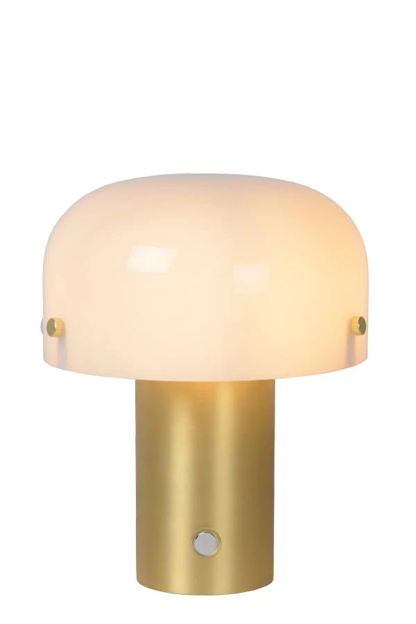 Lucide TIMON - Table lamp - 1xE14 - 3 StepDim - Matt Gold / Brass - on 2