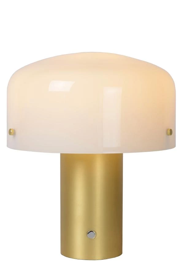 Lucide TIMON - Table lamp - 1xE27 - 3 StepDim - Matt Gold / Brass - on 2