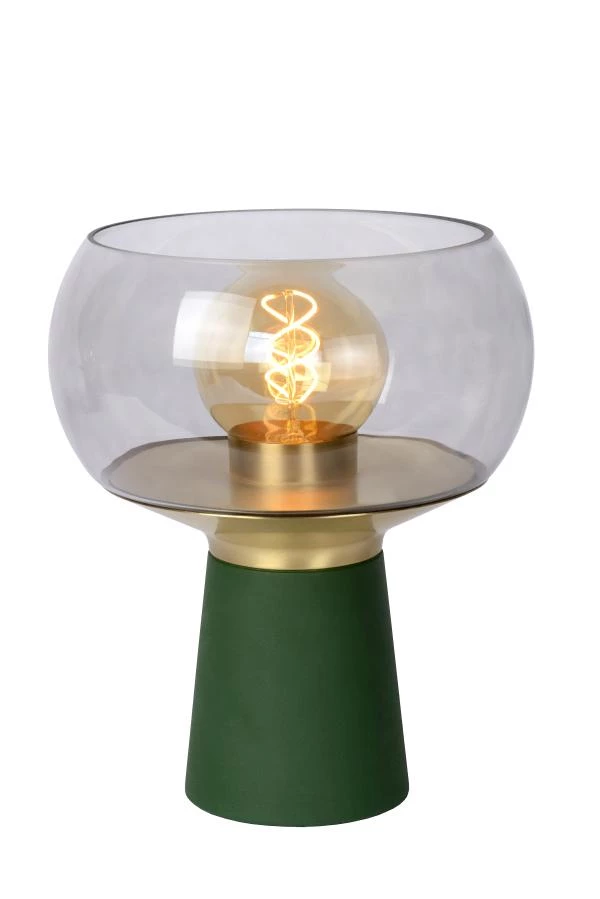 Lucide FARRIS - Lampe de table - 1xE27 - Vert - allumé 3