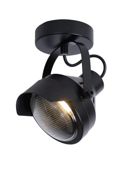 Lucide CICLETA - Ceiling spotlight - 1xGU10 - Black