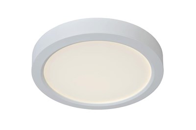 Lucide TENDO-LED - Deckenleuchte - Ø 22 cm - LED - 1x18W 3000K - Weiß