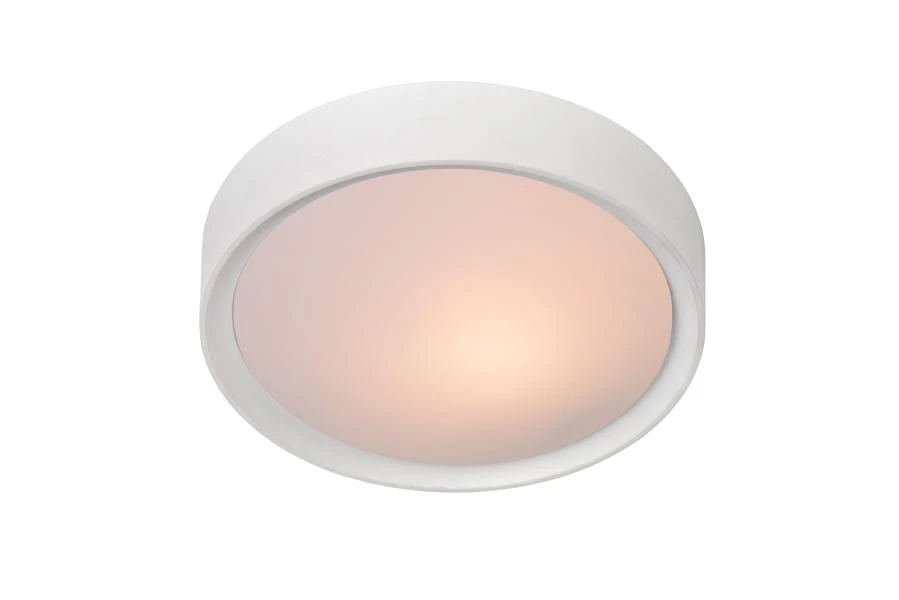 Lucide LEX - Lámpara de techo - Ø 25 cm - 1xE27 - Blanco - encendido 1