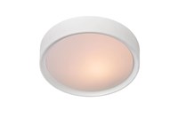 Lucide LEX - Lámpara de techo - Ø 25 cm - 1xE27 - Blanco encendido 1
