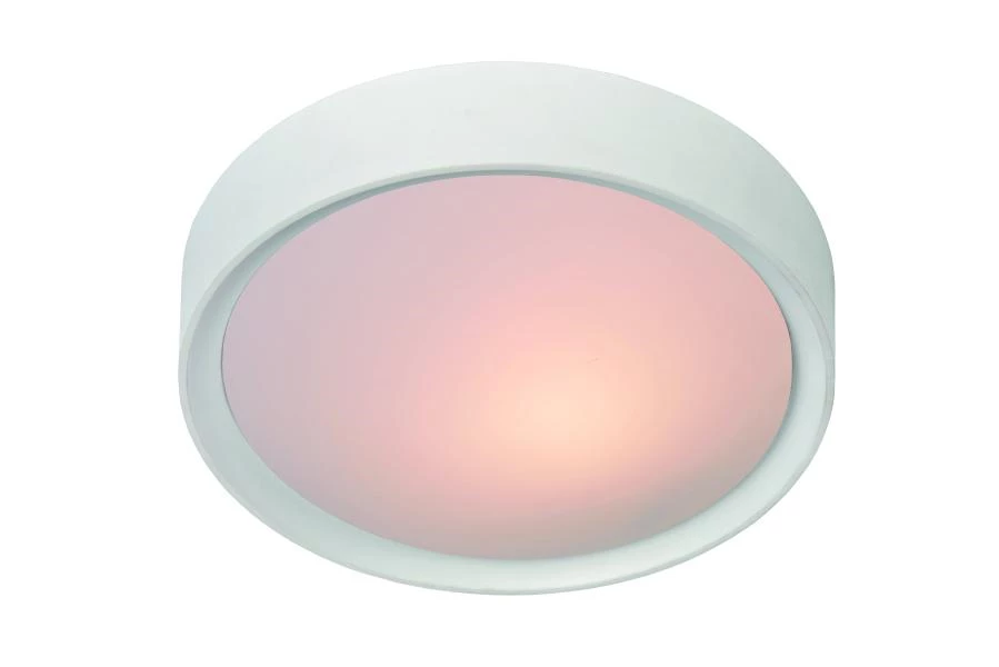 Lucide LEX - Flush ceiling light - Ø 33 cm - 2xE27 - White - on 1