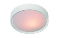 Lucide LEX - Lámpara de techo - Ø 33 cm - 2xE27 - Blanco AAN 1