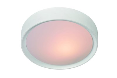 Lucide LEX - Lámpara de techo - Ø 33 cm - 2xE27 - Blanco