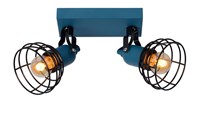 Lucide POLA - Ceiling spotlight Children - 2xE27 - Blue on 5