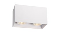 Lucide BODI - Ceiling spotlight - 2xGU10 - White on 1