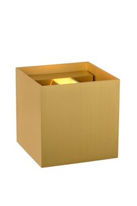 Lucide XIO - Wall light - LED Dim. - G9 - 1x4W 2700K - Adjustable beam angle - Matt Gold / Brass on 2