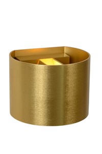 Lucide XIO - Wall light - LED Dim. - G9 - 1x3,5W 2700K - Adjustable beam angle - Matt Gold / Brass on 2