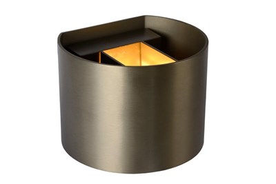 Lucide XIO - Wandlamp - LED Dimb. - G9 - 1x3,5W 2700K - Roest bruin