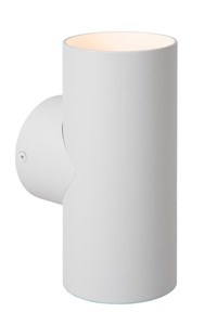 Lucide BONDI - Wandspot / Wandlamp - 2xGU10 - Wit aan 1