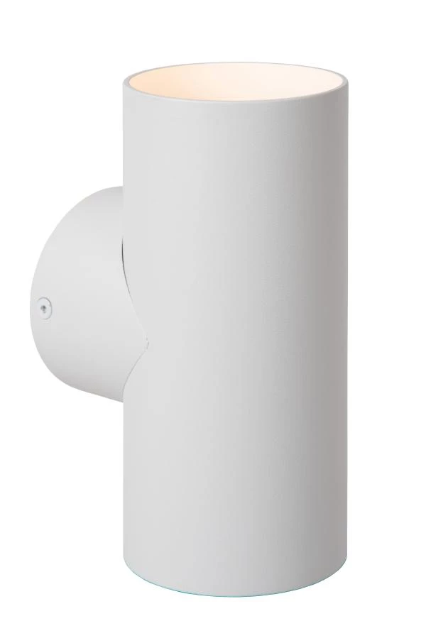 Lucide BONDI - Wandspot / Wandlamp - 2xGU10 - Wit - aan 1