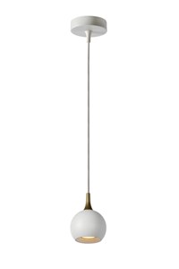 Lucide FAVORI - Pendant light - Ø 9 cm - 1xGU10 - White on 1