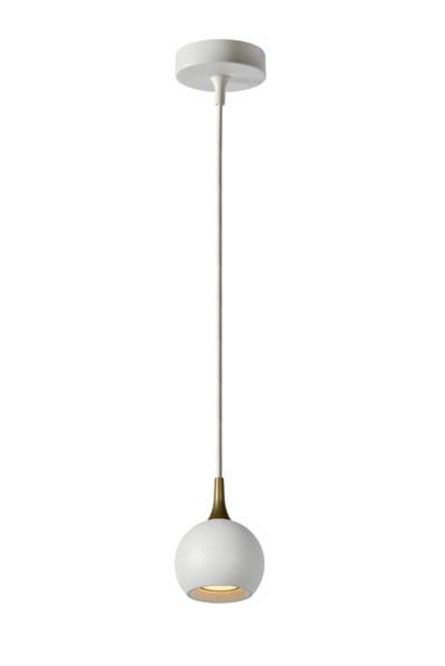 Lucide FAVORI - Hanglamp - Ø 9 cm - 1xGU10 - Wit