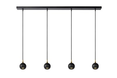 Lucide FAVORI - Hanglamp - 4xGU10 - Zwart