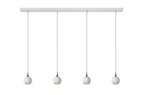 Lucide FAVORI - Hanglamp - 4xGU10 - Wit aan 1