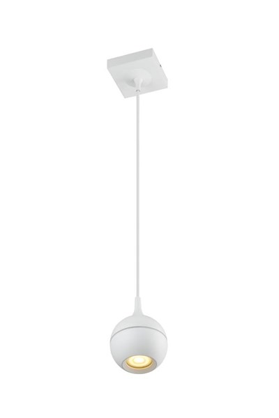 Lucide FAVORI - Suspension Salle de bains - 1xGU10 - IP44 - Blanc