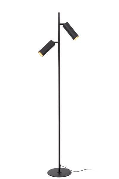 Lucide CLUBS - Vloerlamp - 2xGU10 - Zwart