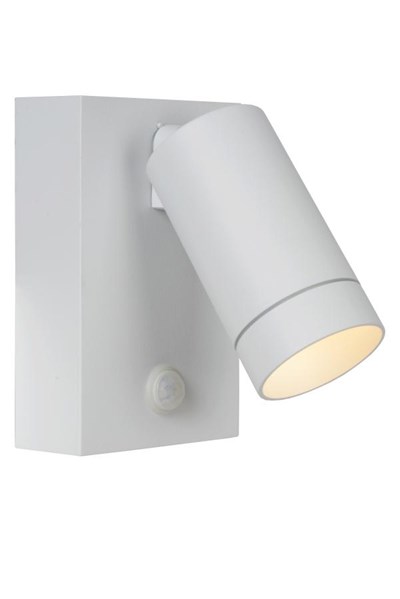 Lucide TAYLOR - Wall spotlight Outdoor - 1xGU10 - IP54 - White