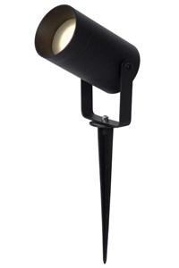 Lucide TAYLOR - Garden spotlight - Ø 10 cm - 1xGU10 - IP65 - Black on