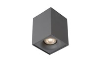 Lucide BENTOO-LED - Spot plafond - LED Dim. - GU10 - 1x5W 3000K - Gris allumé 6